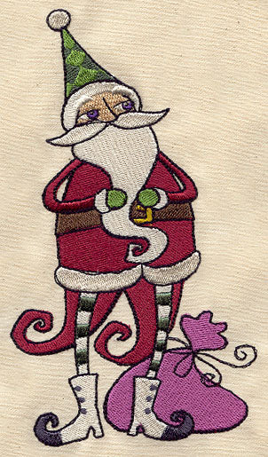 Stripy-Stockinged Santa - Image 3