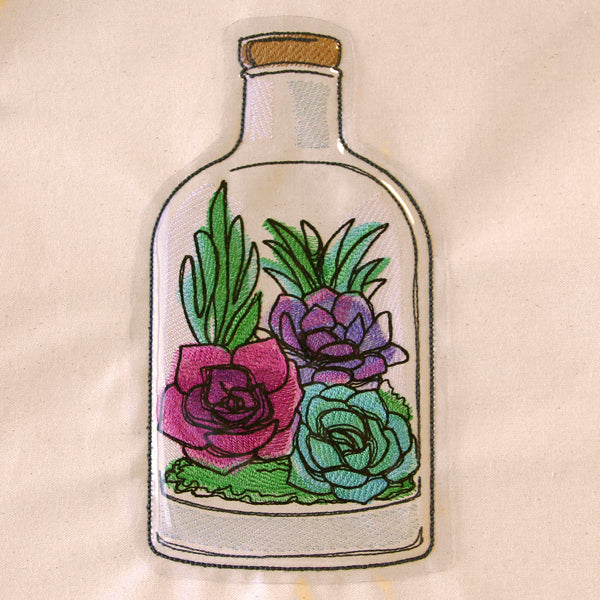 Succulent Terrarium (Vinyl Applique) - Image 2