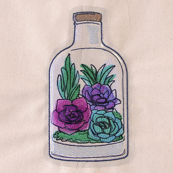 Succulent Terrarium (Vinyl Applique) - Image 4