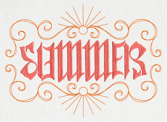 Summer Ambigram