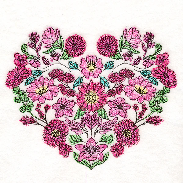 Summer Botanicals Heart - Image 2