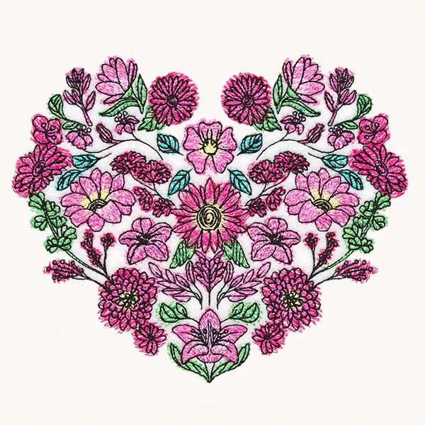 Summer Botanicals Heart - Image 3