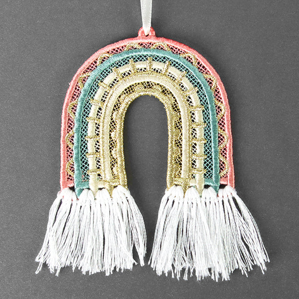 Sunny and Bright Rainbow Ornament (Lace) - Image 10