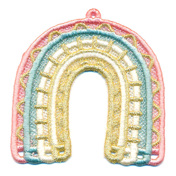 Sunny and Bright Rainbow Ornament (Lace) - Image 11