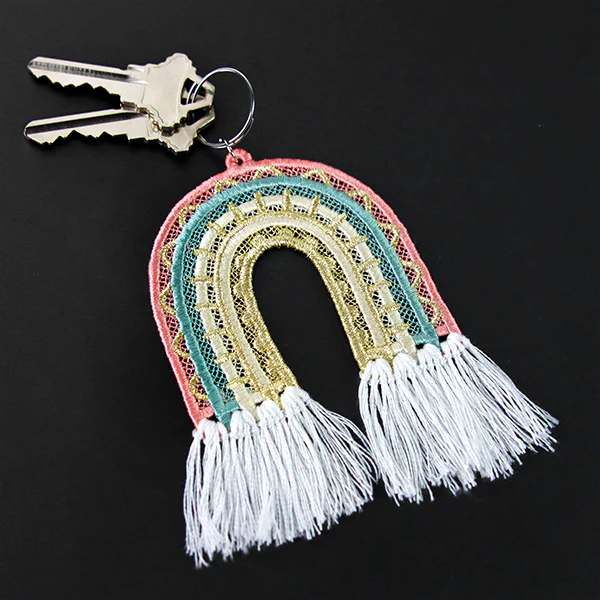 Sunny and Bright Rainbow Ornament (Lace) - Image 13