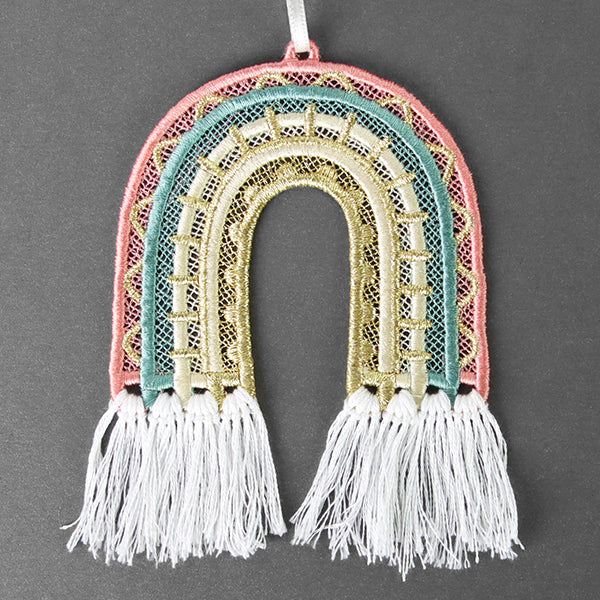 Sunny and Bright Rainbow Ornament (Lace) - Image 7
