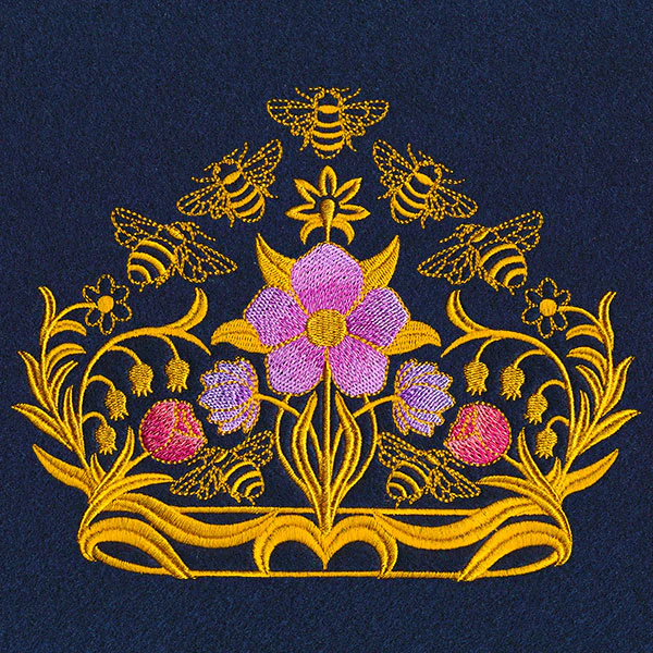 Sweet as Honey Floral Crown - Image 3