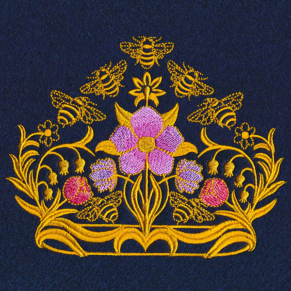 Sweet as Honey Floral Crown - Image 5