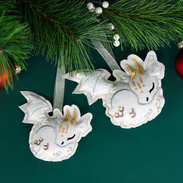 Sweet Dragon Ornament (In-the-Hoop) - Image 5