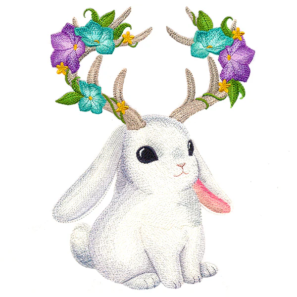 Sweet Floral Jackalope - Image 4
