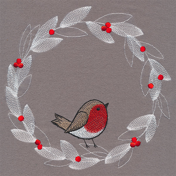 Sweet Robin Wreath - Image 11