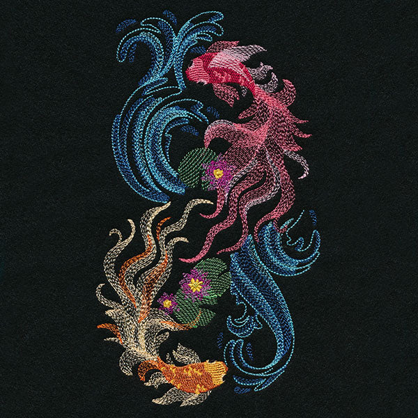 Swimming Free Koi Fish - Image 2