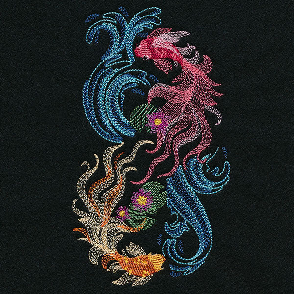 Swimming Free Koi Fish - Image 3