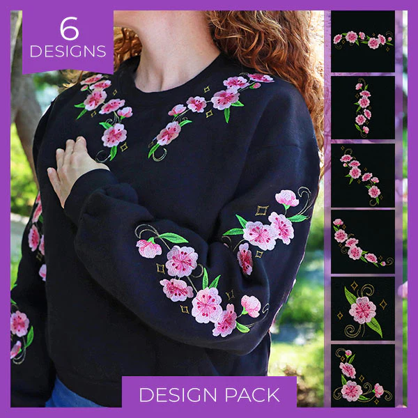 Swirling Gilded Blossoms Design Pack - Image 5
