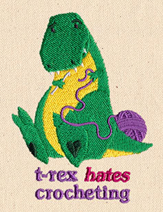 T-Rex Hates Crocheting - Image 2