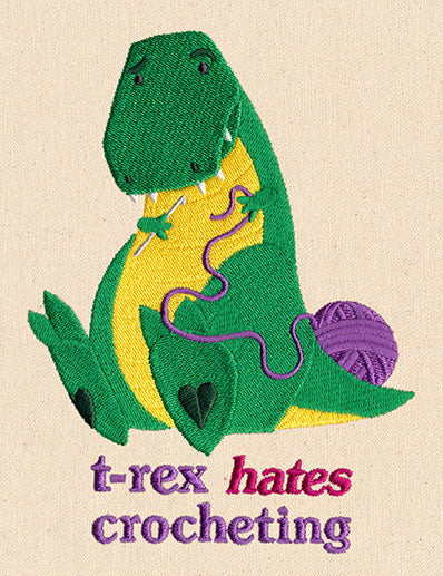 T-Rex Hates Crocheting - Image 3