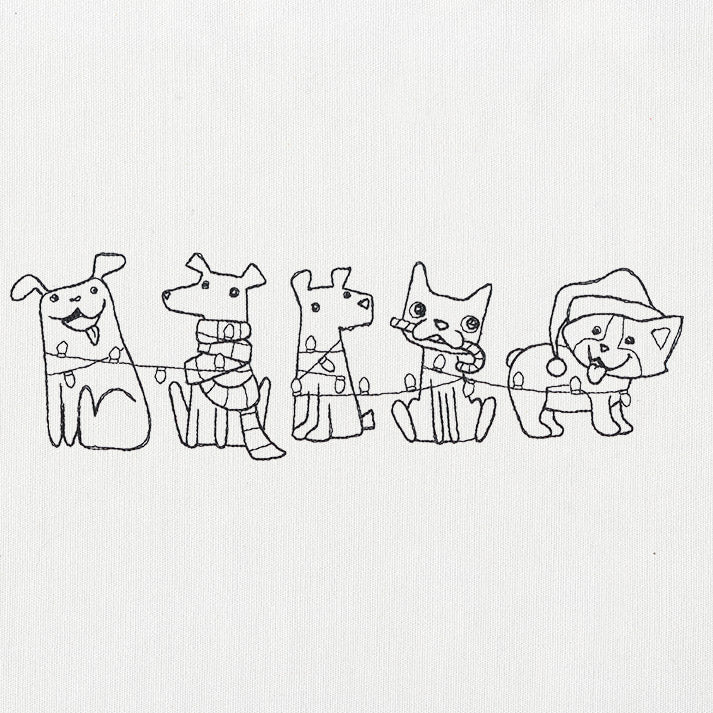 Tangled Pups Border - Image 2