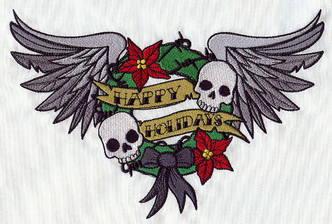 Tattoo Christmas - Happy Holidays Wreath - Image 4