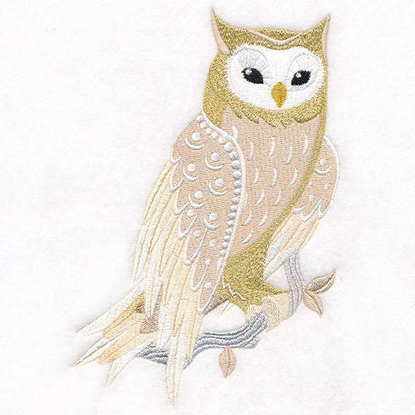 Textured for Christmas Woodland Owl - Image 7