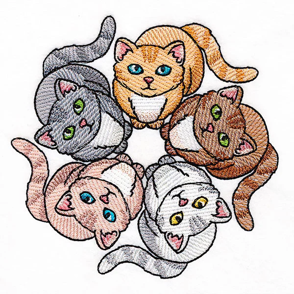 The Circle of Meow Cat Mandala - Image 3