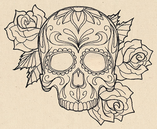 Thread Tattoos - Sugar Skull - Image 4