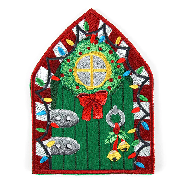 Tidings of Good Cheer Elf Door (In-the-Hoop) - Image 3