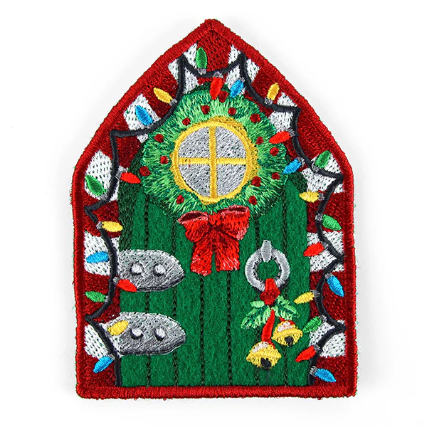 Tidings of Good Cheer Elf Door (In-the-Hoop) - Image 5