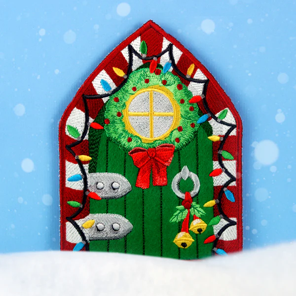 Tidings of Good Cheer Elf Door (In-the-Hoop) - Image 7