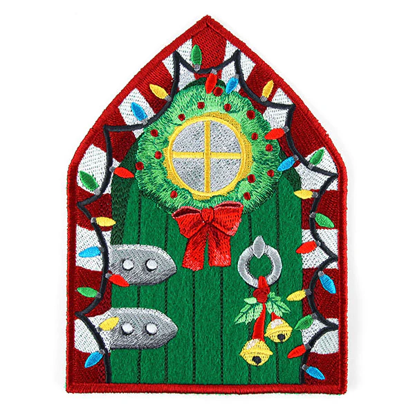 Tidings of Good Cheer Elf Door (In-the-Hoop) - Image 8