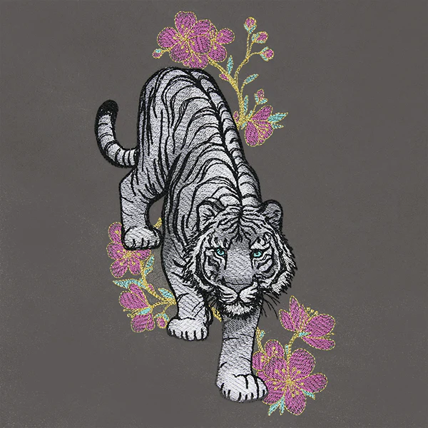 Tiger in Cherry Blossoms - Image 8