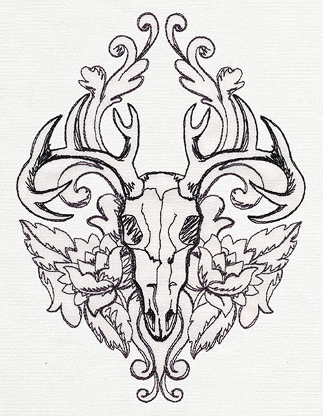 Toile Noir - Deer Skull - Image 4