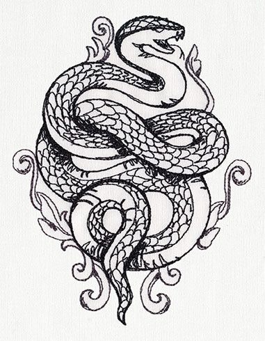 Toile Noir - Snake - Image 2