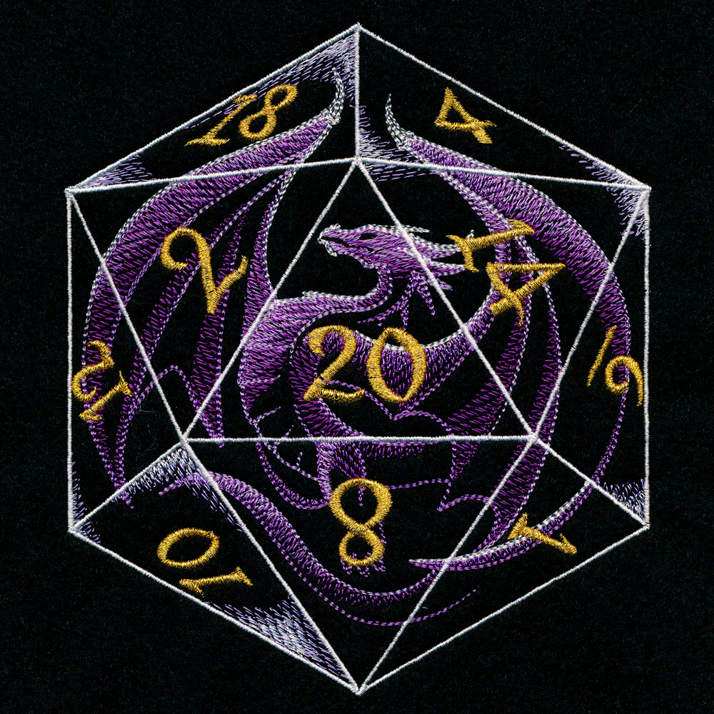 Translucent ﻿D20 Dragon - Image 4