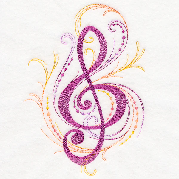 Treble Clef Flourish - Image 3
