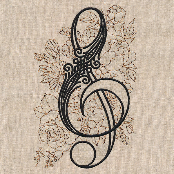 Treble Clef in Bloom - Image 2