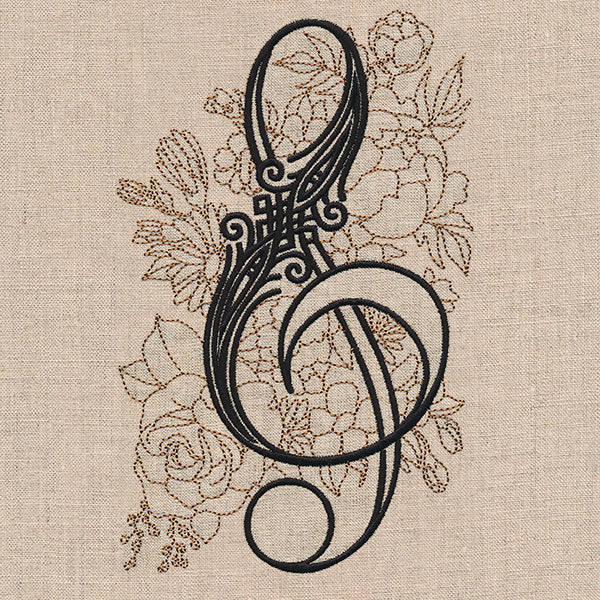 Treble Clef in Bloom - Image 3