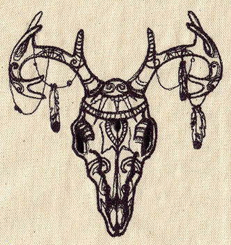 Tribal Deer Skull - Image 2