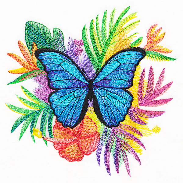Tropical Blue Morpho Butterfly - Image 6