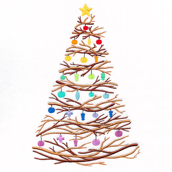 Twigs & Ornaments Christmas Tree - Image 3