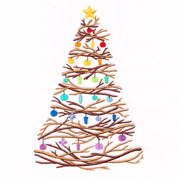 Twigs & Ornaments Christmas Tree - Image 7