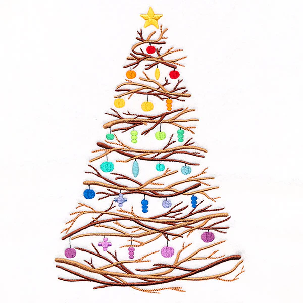 Twigs & Ornaments Christmas Tree - Image 9
