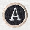Typewriter Letter A - Image 2