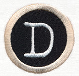 Typewriter Letter D