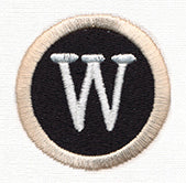 Typewriter Letter W