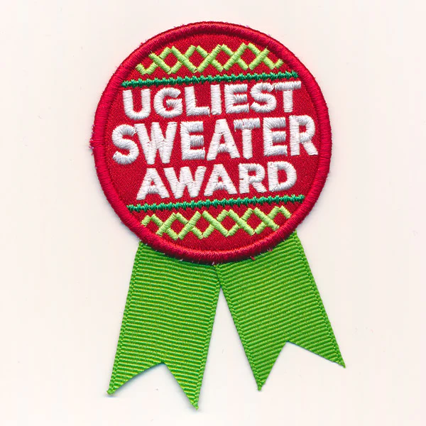 Ugliest Sweater Award (Patch) - Image 2