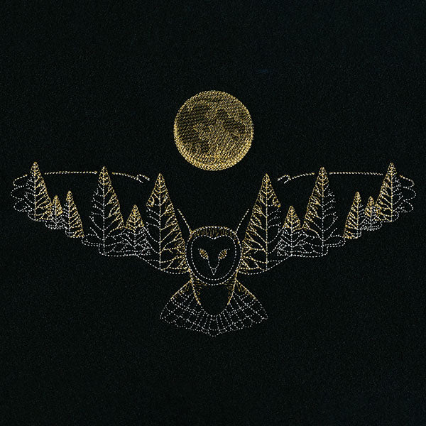 Under the Full Moon Forest Night Owl - Image 2