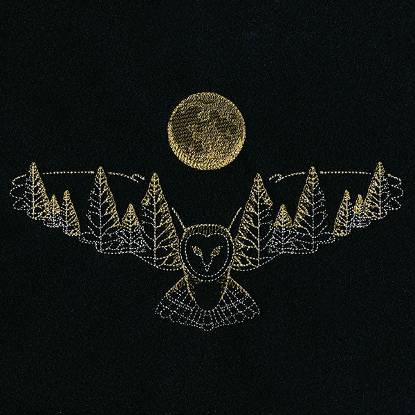 Under the Full Moon Forest Night Owl - Image 3