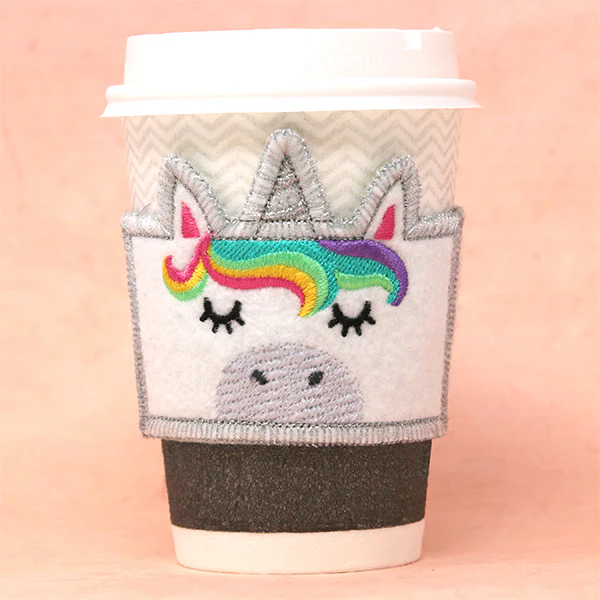 Unicorn Cup Cozy (In-the-Hoop) - Image 5