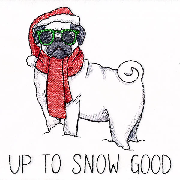 Up To Snow Good Pug - Image 5