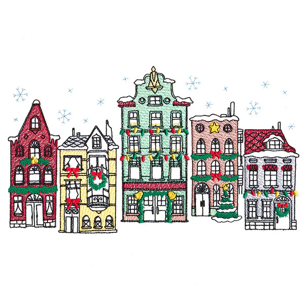 Urban Christmas City Border - Image 2